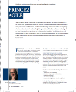PRINCE2 Agile Projectie 04-2015